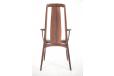 High back EVA armchair in vintage rosewood. 