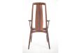 High back EVA armchair in vintage rosewood. 