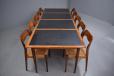 Grete Jalk dining table in vintage rosewood and black formica - view 11