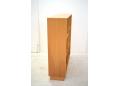 Beech bookcase made in Denmark with 4 adjustable shelves.