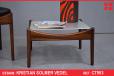 Vintage rosewood MODUS table with aluminium top - view 1
