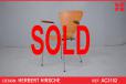 Vintage teak and chrome armchair designed by Herbert Hirsche - view 1