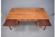 Stunning patina and wood grain on this rosewood executive desk