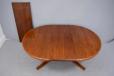 Vintage rosewood pedistal dining table designed 1962 by John Mortensen