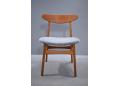1952 Hans Wegner design CH30 dining chair with teak & oak frame.