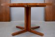 1962 design model HM 25 55 dining table on pedistal legs in rosewood for sale
