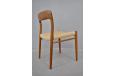 Set of 4 Niels Moller design dining chairs in teak | Model 75 - view 7