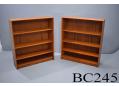 Teak bookcase with 3 shelves