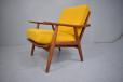 Hans Wegner vintage teak armchair with sprung cushions | GE270 - view 2