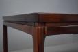 Vintage rosewood dining table extendable with 2 leaves. Model 16 from Chr Linneberg