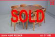 Vintage teak and oak dining table | Model AT312 by Hans Wegner - view 1