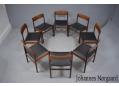 set of 8 vintage dining chairs | Johannes Norgaard design
