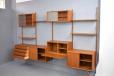Modular 4 Bay vintage teak shelving system | Prebend Sorensen - view 4