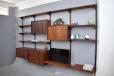 4 Bay rosrwood modular shelving system made in Denmark