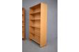 Vintage bookcase in light oak with contrasting teak feet - Ry mobelfabrik