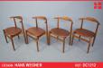RARE Set of 4 model 4340 dining chairs | Hans Wegner design - view 1
