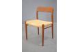 Vintage model 75 dining chairs in teak - Model 75