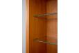 Vintage 2 bay teak modular shelving system produced by System CADO