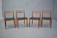 All chairs feature original vinyl upholstery, with one chair having a small tear