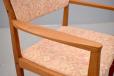 Vintage teak armchair with pink upholstery by BRAMIN - view 5