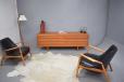 Ib Kofod Larsen vintage teak dresser with 8 drawers  - view 1