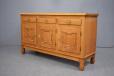 Cottage sideboard in antique oak with brass fittings - view 5