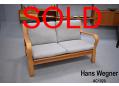 Hans Wegner oak 2 seat sofa | GE671