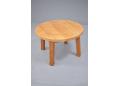 Antique round coffee table in solid oak from Otto Ostbjerg - view 6