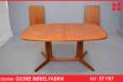 Vintage teak extendable dining table with 2 extra leaves | Gudme Mobelfabrik   - view 1
