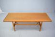 Model D38 coffee table in golden oak designed 1959 by Jorgen Baekmark