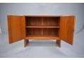 2 shelves are inside the great condition teak cabinet  