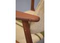 Beautiful patina teak arms offer support & a comfortable seating experience. 