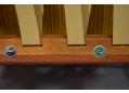 Frame bearing the makers mark under the seat back rail.