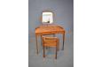 Small vanity dressing table in teak produced 1964 by Bodators, Sweden