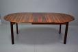 1960s Danish Design rsewood dining table with oval top