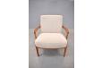 Viontage teak armchair with V shaped back support - Kindt larsen design
