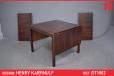 Henry Kjaernulf extending dining table in rosewood l Vejle Stolefabrik - view 1