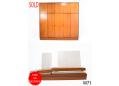 Teak wardrobe | 5 sliding doors