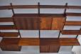 Danish design 4 bay modular rosewood shelving system for sale