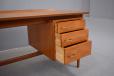 Rare boomerang desk in teak designed by Arne Vodder  - view 6