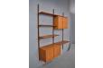 2-bay modular CADO system in vintage teak | Poul Cadovius - view 11