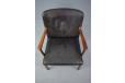 Vintage rosewood armchair designed by Ole Wanscher