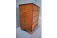 Victorian period campaign chest with 5 drawers made in England.