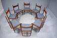 Illum Wikkelsoe vintage rosewood dining chairs | Set of 8 - view 2