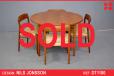 Nils Jonsson dining table in vintage teak | Model MALTA - view 1