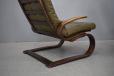 Pair of beech frame armchairs produced 1970s by Danish Mobelfabrik