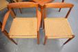 Vintage teak Henry W Klein dining table and chairs set | BRAMIN - view 10