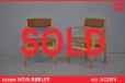 Oak framed vintage carver / desk chair made by NOVA mobler - view 1
