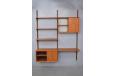 Vintage teak 2 bay CADO system designed in 1960 by Poul Cadovius