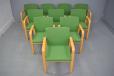 Modern beech frame armchair by Bernt Andersson